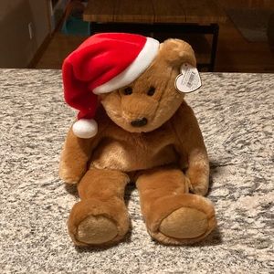 Christmas Bear Beanie Buddy